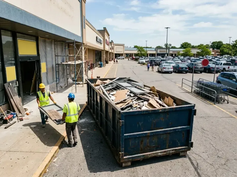 retail-store-renovation-debris-003 — frequently asked questions, Roll-off Dumpster Rentals in Westphalia, MD